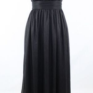 Black BCBGENERATION halter neck ball gown dress 4